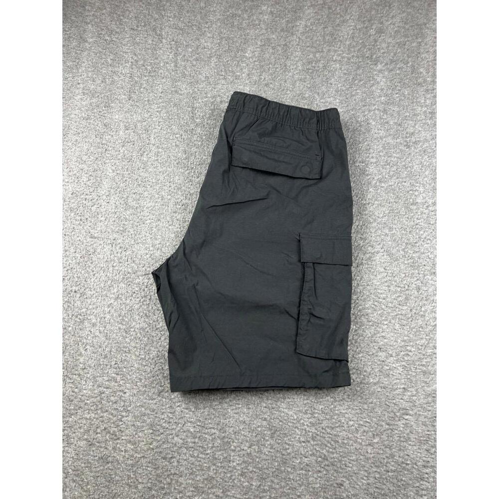 H&M Men's Black‎ Cargo Shorts Regular Fit XL